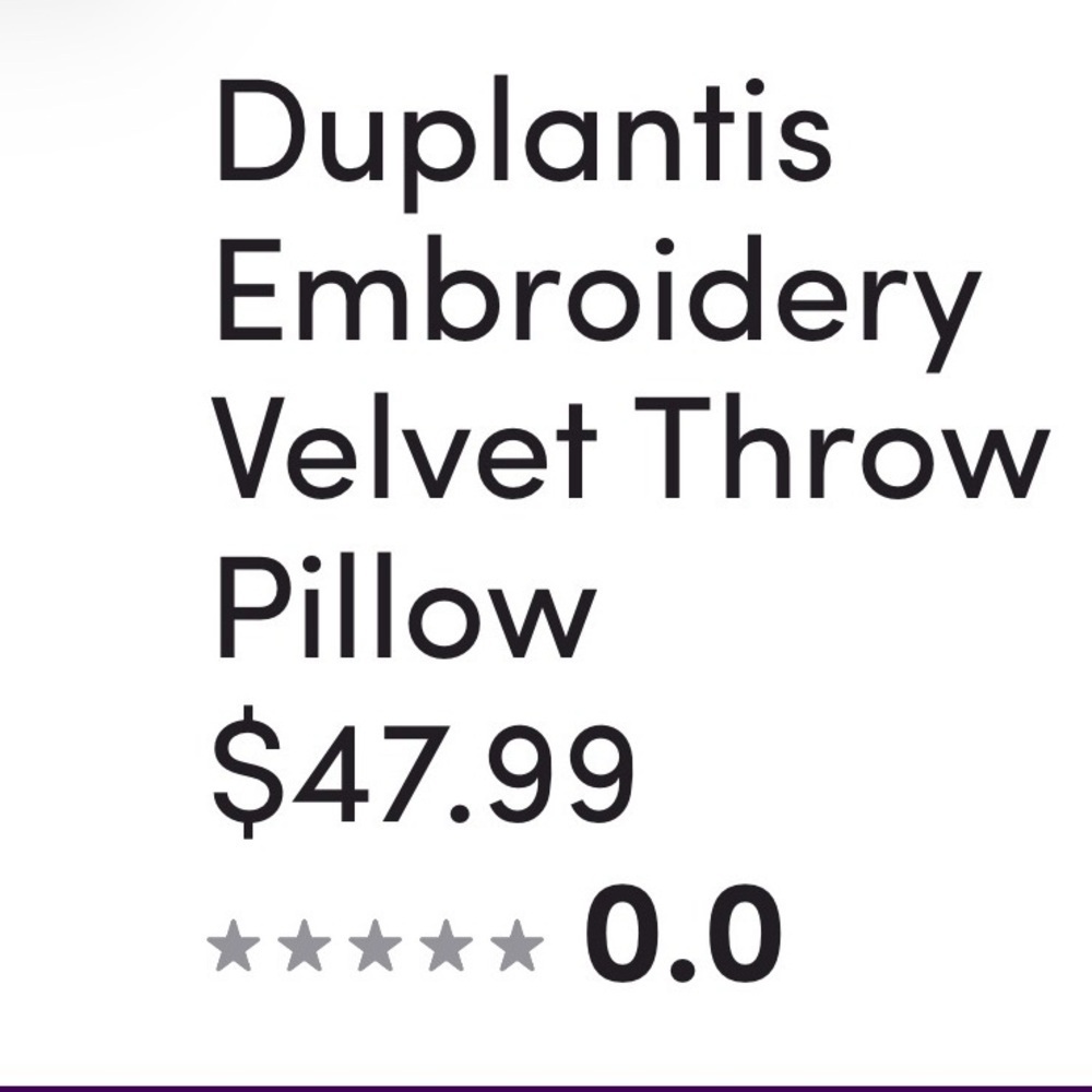 NWOT Duplantis Embroidery White/Pink Heart Patterned Valentine’s Day Pillow ❤️ - Picture 7 of 7